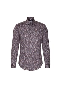 seidensticker - Businesshemd, Slim Fit, Langarm, Kent-Kragen, für Herren - 27 27 BROWN