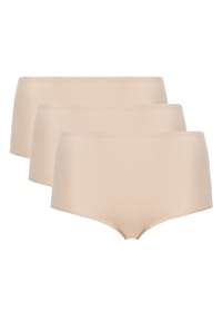 CHANTELLE - Damen Taillen-Slip 3er Pack - SoftStretch, nahtlos, unsichtbar - Nude