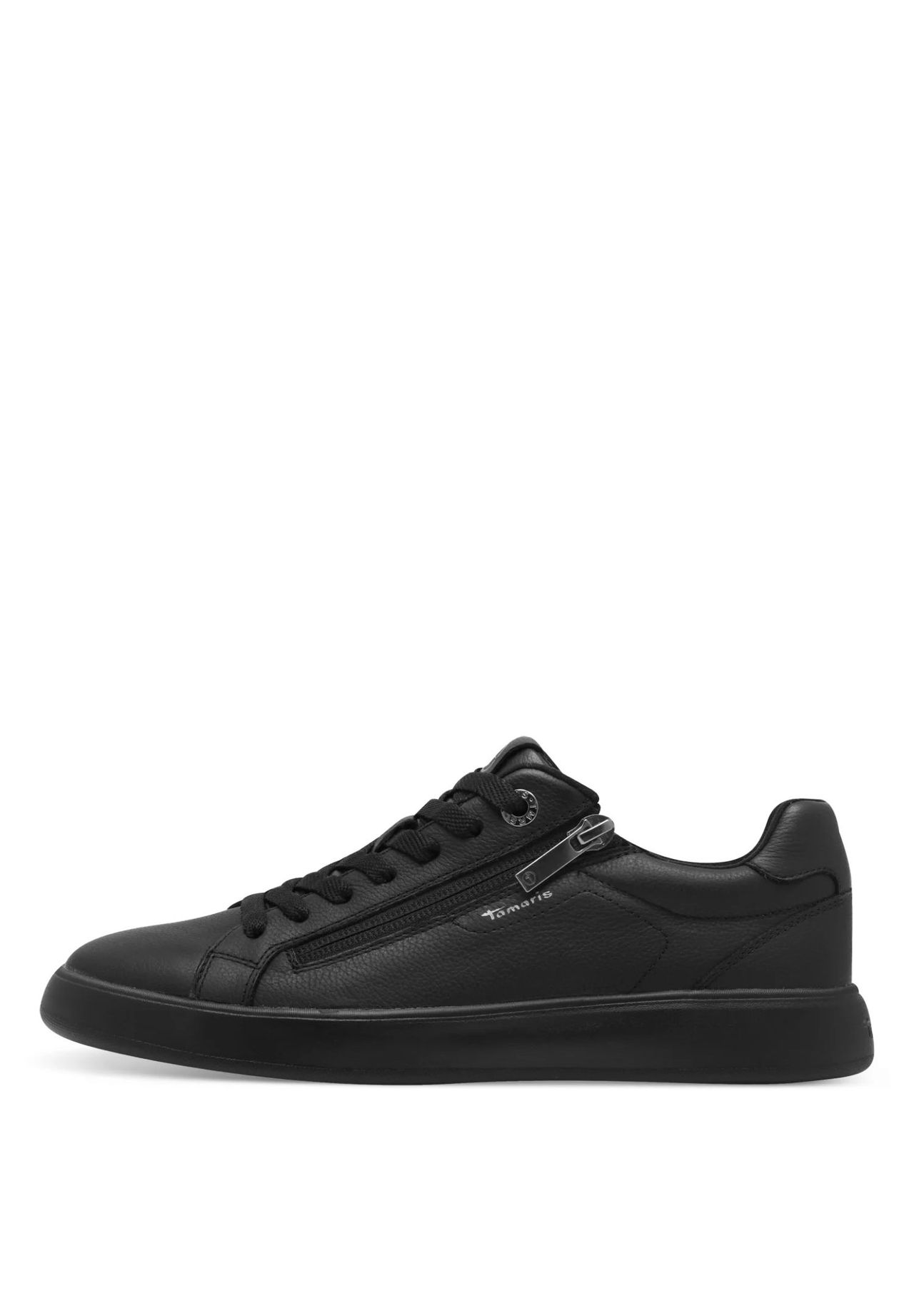 Tamaris Sneaker, Leder, ReißVerschluss, FüR Damen, Schwarz, 41