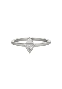 caї - Ring 925/- Sterling Silber 1 Zirkonia - weiß
