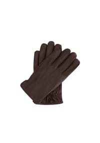 kazar - Braune Lederhandschuhe mit Touchscreen-Funktion - Braun