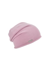 SEEBERGER - Beanie, Baumwolle, für Damen - 39 POWDER RED