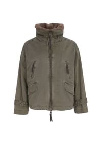 BlondeNo8 - Jacke TYRA II mit Kunstfell-Kragen - BLONDE KHAKI BROWN