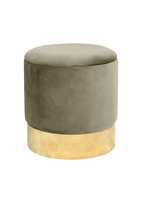 Akord - Golden Pouf mit Stauraum - beige