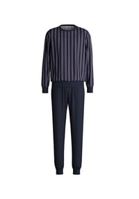 CALIDA - Herren Bündchen-Pyjama Relax Streamline - dark sapphire