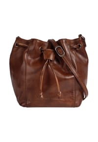 SPIKES & SPARROW® - Umhängetasche Echt Leder - cognac