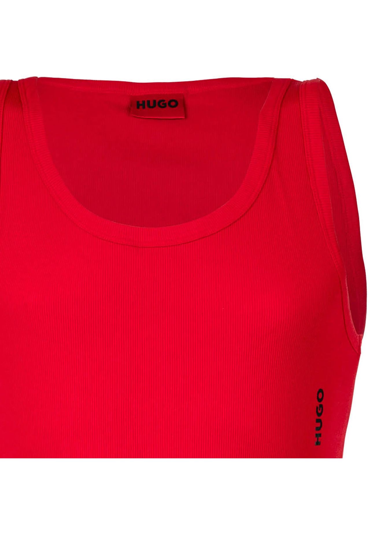 HUGO RED Unterhemd, 2er-Pack, Rippstruktur, für Herren | GALERIA