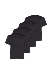 sloggi - Unterhemd / Shirt Kurzarm 4er Pack SLG Base - Schwarz