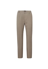 GOLDNER - Knitterarme Hose Anna mit SilverFresh-Ausrüstung - helltaupe