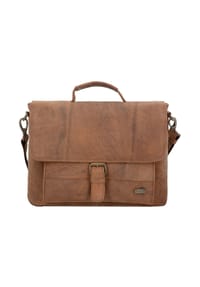 HAROLD'S Antic - Antik Aktentasche S Leder 38 cm - natur