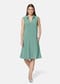 MADELEINE Ärmelloses Kleid mit Hemdkragen Bild 3