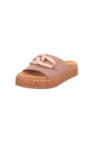 Gabor® - Pantoletten - rabbit/puder