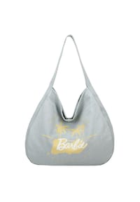 Fritzi aus Preußen Malibu Denim Limited Barbie - Schultertasche Easy Hobo Limited Barbie mit dekorativem Barbie-Print - Denim Blacky
