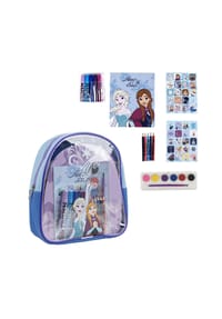 Disney - Disney Frozen Ausmal-Rucksack Kreativer Kinderrucksack zum - Mehrfarbig 22.0 X 23.0 X 7.0 cm