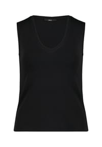 zero - Top, V-Ausschnitt, für Damen - 9105 BLACK BEAUTY