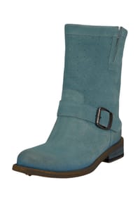 Felmini - Veloursleder Stiefelette - Hellblau
