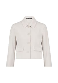 BETTY BARCLAY - Blazer-Jacke mit 3/4 Arm - Grau Beige