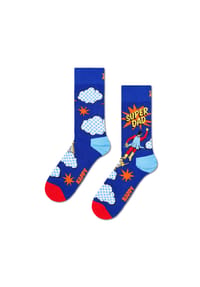 HAPPY SOCKS - Herren Socken - Father's Day, Geschenkbox, Farbmix - Flying Super Dad