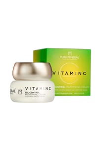 PURE MINERAL - Mattierende Creme mit Vitamin C, 50 ml - weiß