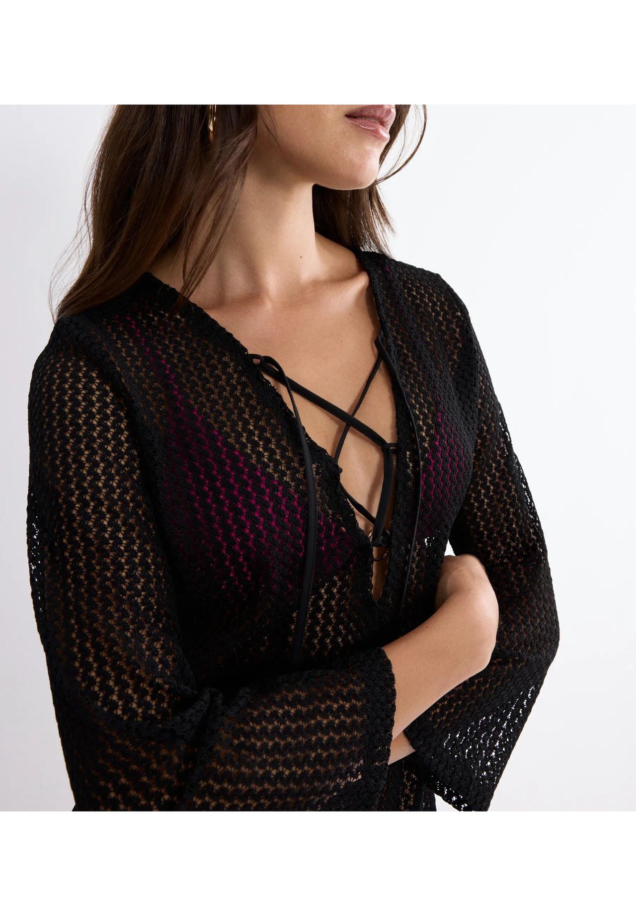 Triumph Strandkleid, Binde-Detail, FüR Damen, Schwarz, 36