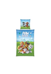 HERDING - Renforcé Bettwäsche "Paw Patrol", Glow in the Dark, für Kinder - BUNT