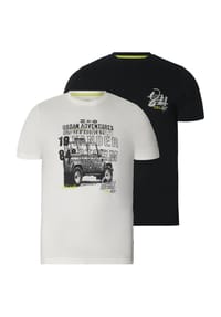 JAN VANDERSTORM - Doppelpack T-Shirt ATLE - weiß