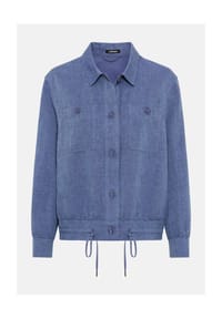olsen - Übergangsjacke, Leinenanteil, für Damen - 41189 INDIGO DENIM
