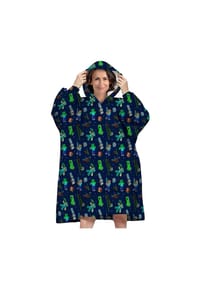 COFI - Minecraft Bequemer Überwurf mit Kapuze Kapuzen Poncho für Erwachsene i - 
