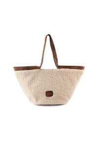 FREDsBRUDER Teddy Layer - Teddy Layer Shopper Tasche Leder 27.5 cm - toffee-teddy