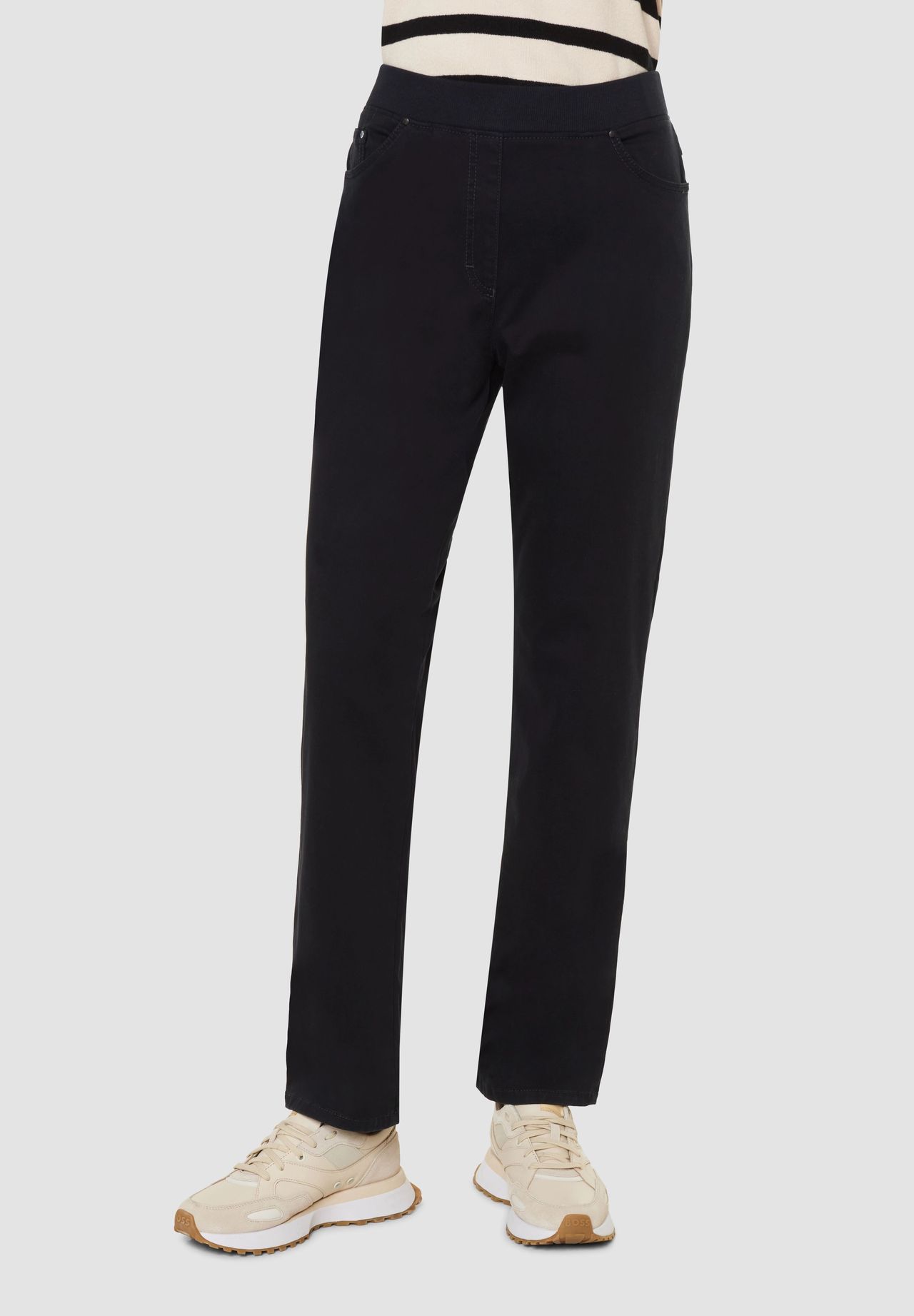 Raphaela By Brax Pamina Stoffhose, Slim Fit, Strass-Elemente, FüR Damen, Blau, 44