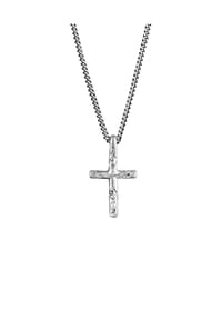HAZE & GLORY - Halskette Kreuz Vintage Style 925 Silber - Silber