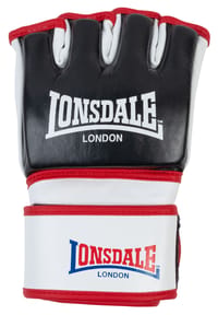 LONSDALE™ - MMA-Trainingshandschuhe aus Leder EMORY - Black/White/Red