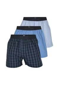 jbs - Boxershorts 3er Pack Organic Cotton - Dunkelblau / Hellblau