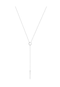 elli. - Halskette Y-Kette Geo Trend Minimal 925 Sterling Silber - Gold