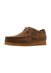 CLARKS® - Veloursleder Halbschuhe - Oliv
