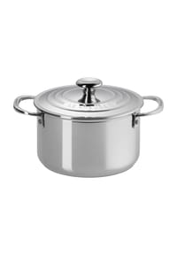 LE CREUSET® Kochtopf - 3-PLY PLUS - SILBER