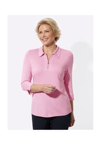 Witt - Poloshirt - bordeaux-taupe-bedruckt
