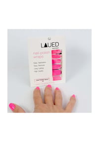 VARGU LAUED - Nagelfolien solid neon - Pink Panther