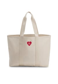 HUGO LARGE LEATHER GOODS - Shopper, Herzlogo, für Damen - 118OPEN WHITE
