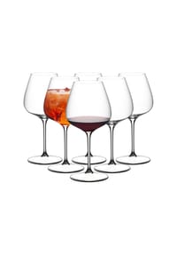 RIEDEL Pinot Noir / Nebbiolo Weingläser Grape 750 ml 6er Set transparent - GRAPE@RIEDEL - transparent