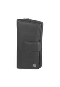 GREEN BURRY Spongy - Spongy Geldbörse Leder 9,5 cm - black
