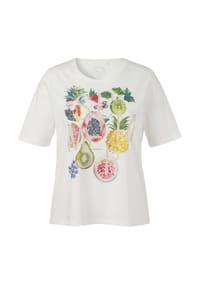 VIA APPIA -DUE- - T-Shirt Große Größen - ecru multicolor