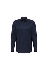 ETERNA - Cover Shirt unifarben SLIM FIT - navy