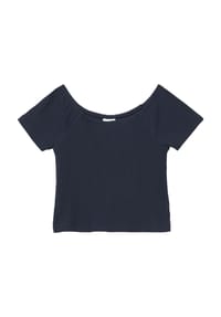 s.Oliver - T-Shirt, Off-Shoulder, für Kinder - 5952 BLUE