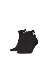 Calvin Klein - Kurzsocken, 2er-Pack, für Herren - 001 BLACK