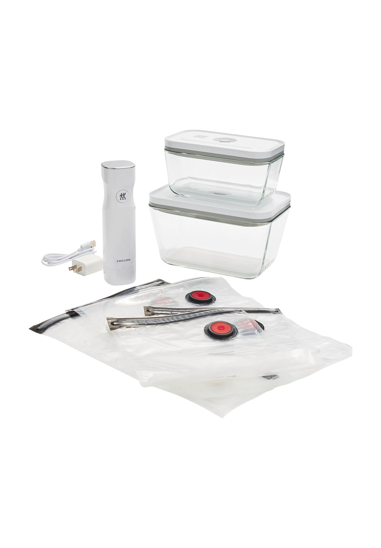 Zwilling Weiss Vakuum-Starter-Set 7-Tlg. Fresh & Save Weiß - Image 9