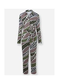 heine - Jumpsuit - khaki-dunkeltaupe-bedruckt