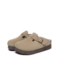 EVERAU® - Brooklyn Plateau-Slipper - BROWN