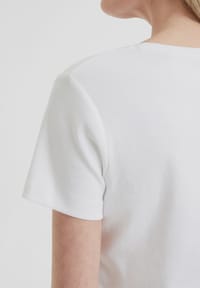 GALERIA essentials T-Shirt, V-Ausschnitt, für Damen Bild 3