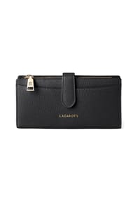 LAZAROTTI Bologna Leather - Bologna Leather Geldbörse Leder 20 cm - black